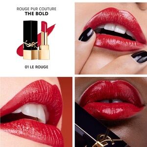 🆕YSL The bold Lipstick shade 1 Blood Red